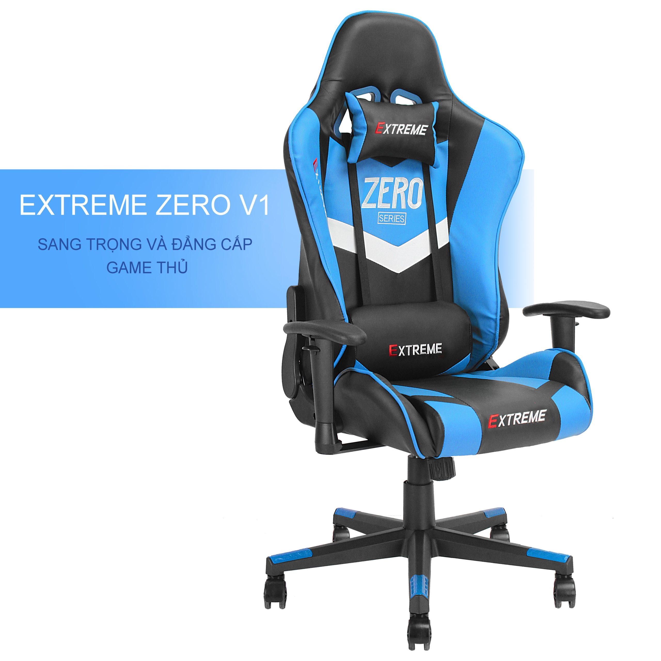 Ghế Gaming Extreme Zero V1 Xanh Blue